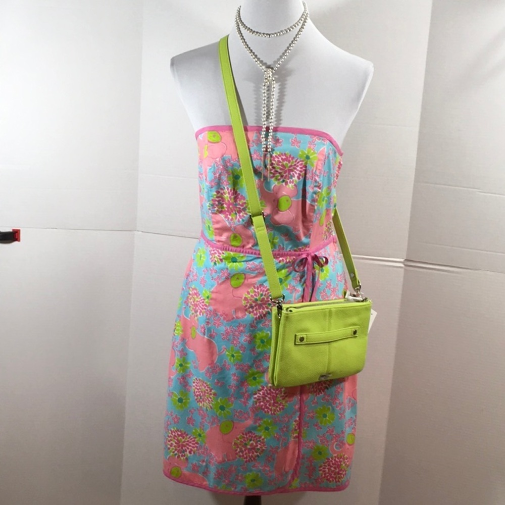 Lilly Pulitzer pink elephant Elefrance dress - Picture 1 of 8
